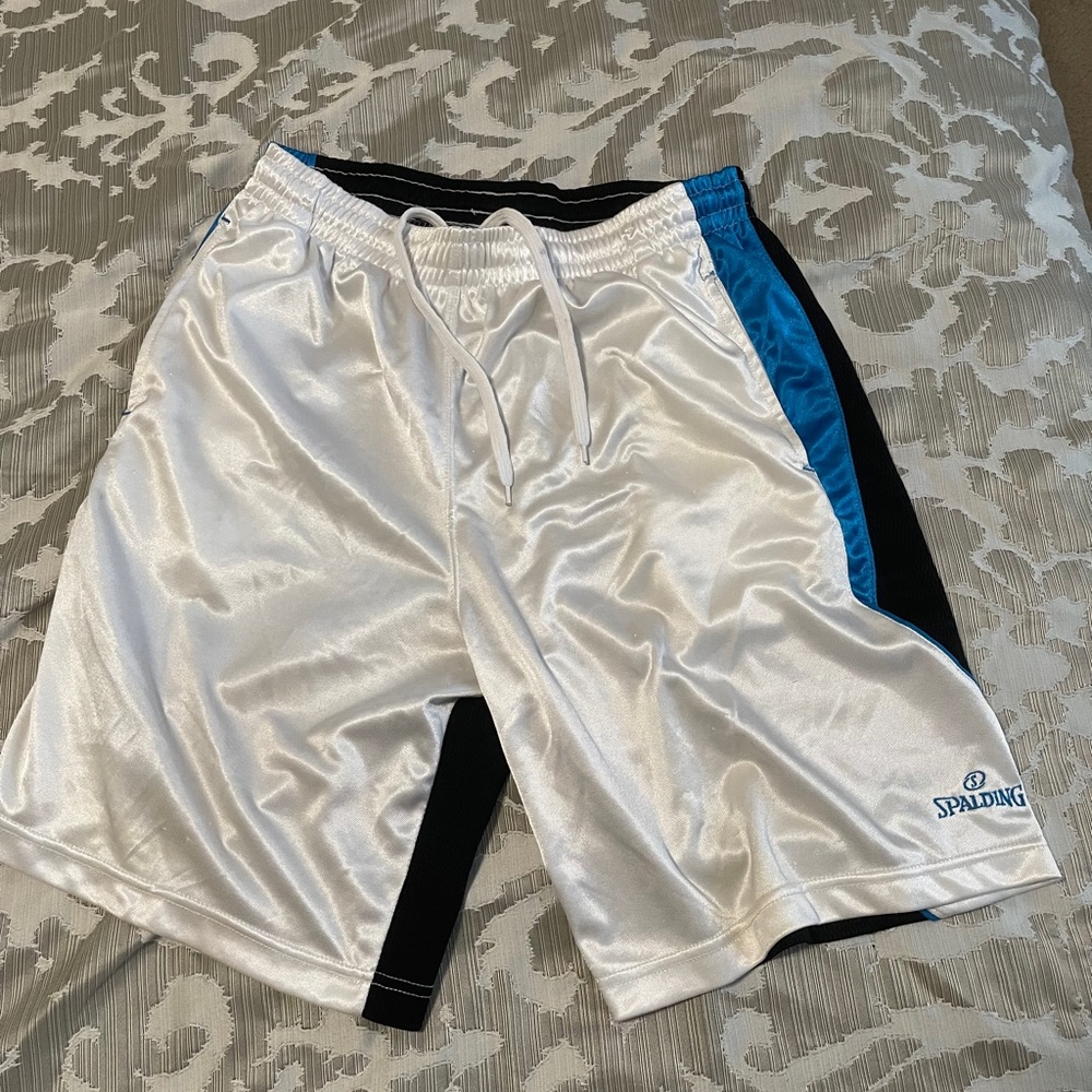Spalding vintage colorblock basketball shorts